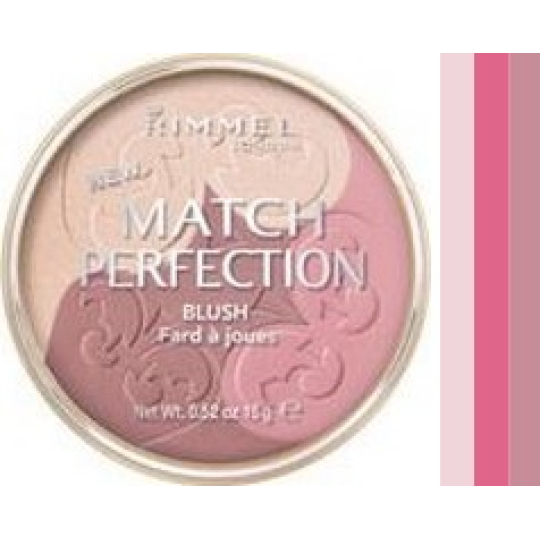 Rimmel London Match Perfection Trio Tvářenka 003 Medium 15 G