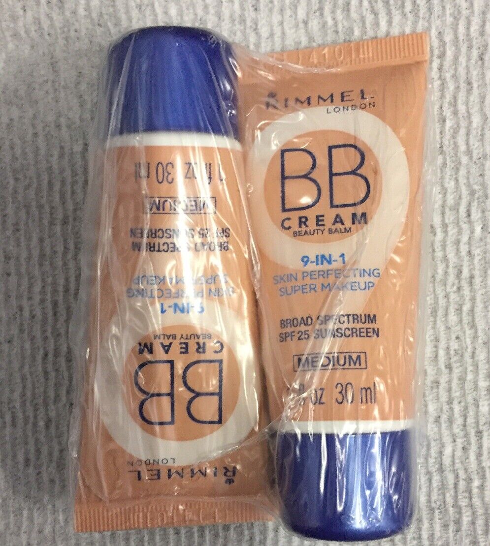 Rimmel 4 LONDON BB Cream 9-IN-1 Skin Perfection Super Makeup Medium Exp 2017