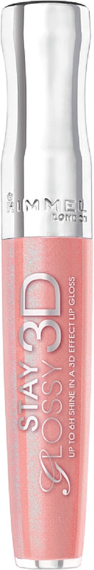 Rimmel Lip Cosmetics Stay Glossy 3d Lipgloss, Popcorn For