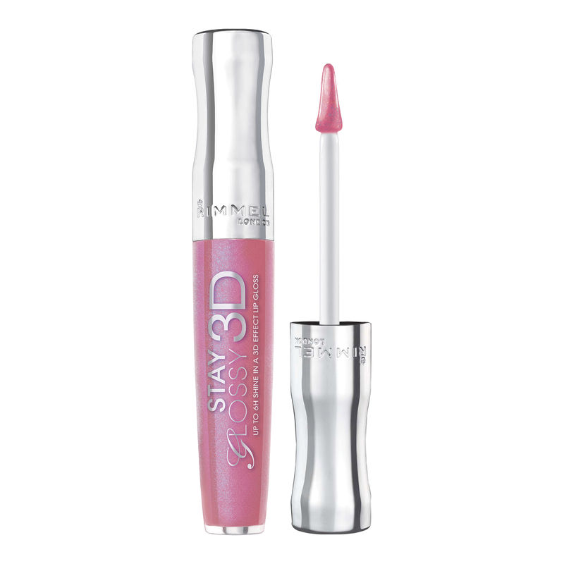 Rimmel London Stay Glossy 3d Lip Gloss Back Row Smooch, 123