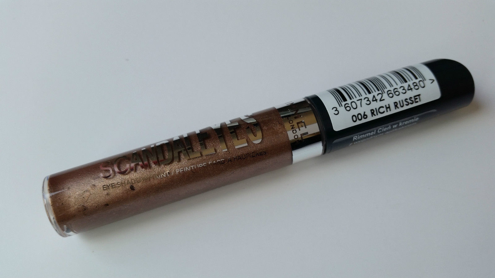 Rimmel London Scandaleyes Eye Shadow Paint 006 Rich Russet .23 Fl Oz