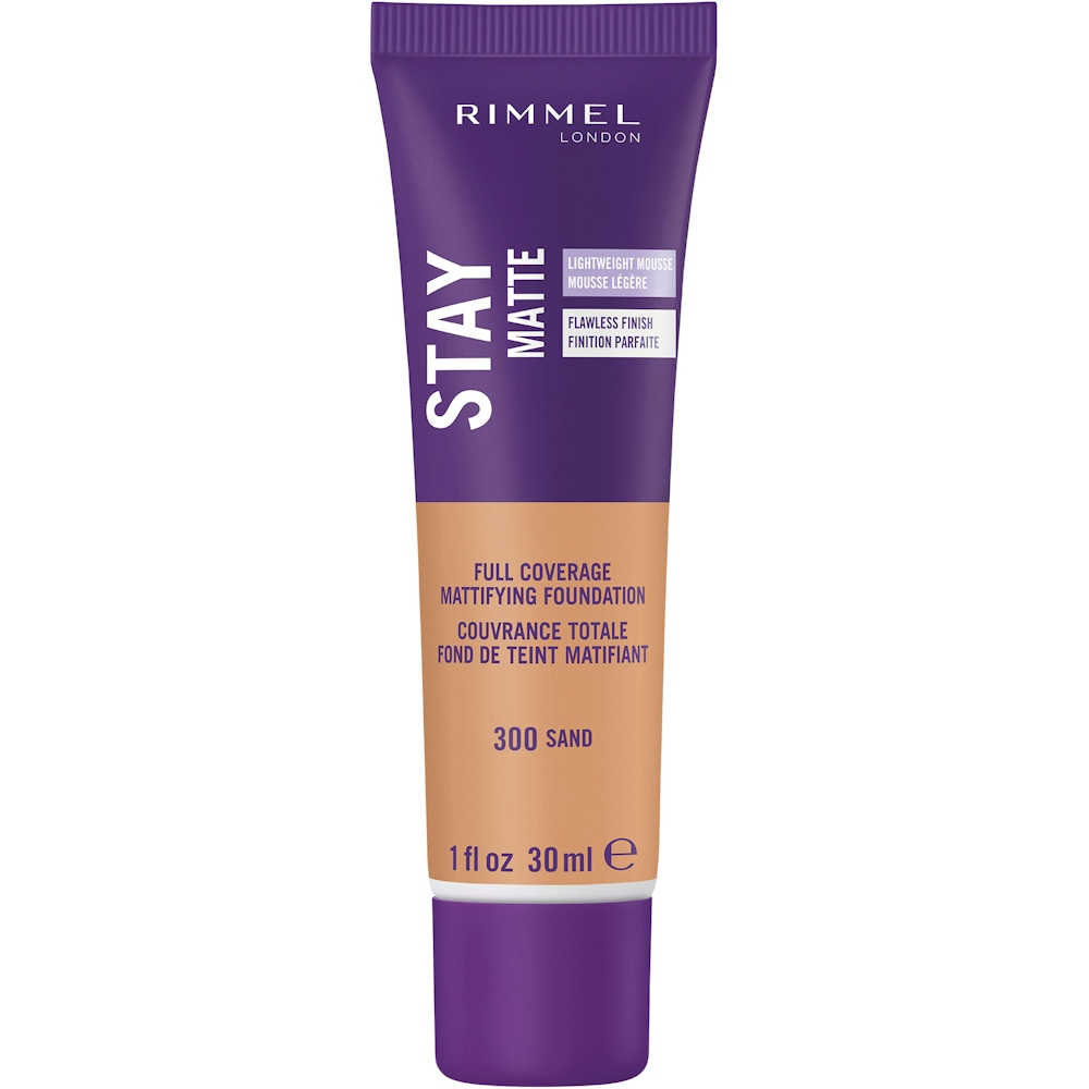 Rimmel London, Stay Matte Liquid Mousse Foundation, Sand, 30 Ml