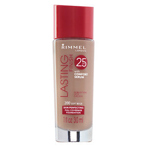 Rimmel Face Makeup Lasting Finish Foundation - Medium Shades - 1 Fl Oz