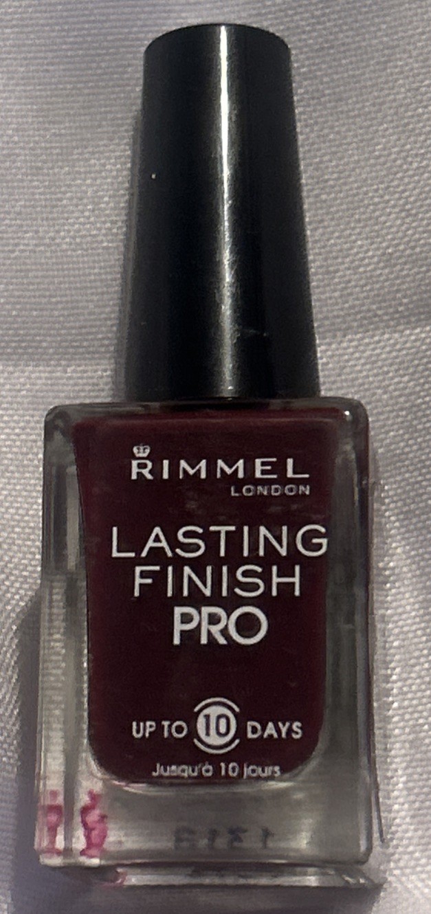 Rimmel London Lasting Finish Pro Nail Polish Burgundy Flirt