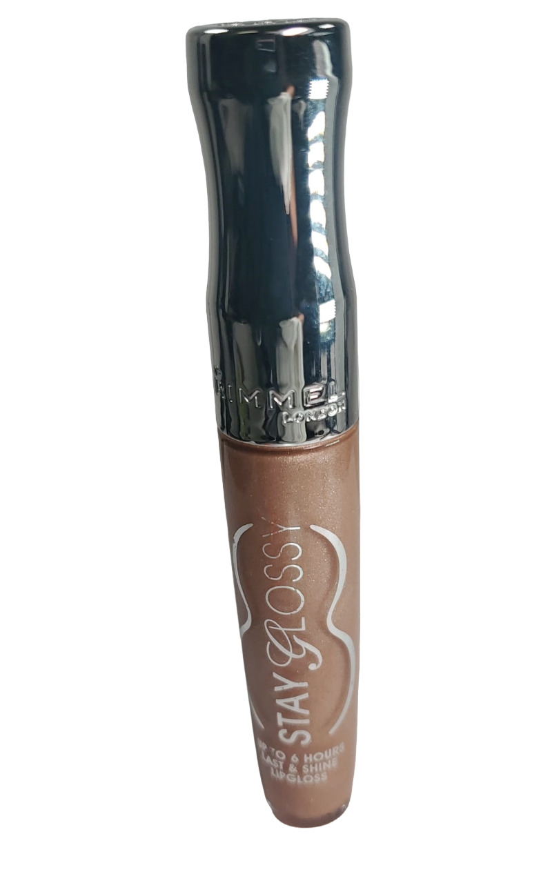 Rimmel London Stay Glossy 3D Lip Gloss .18 Fl Oz - 050 Unlimited Gold