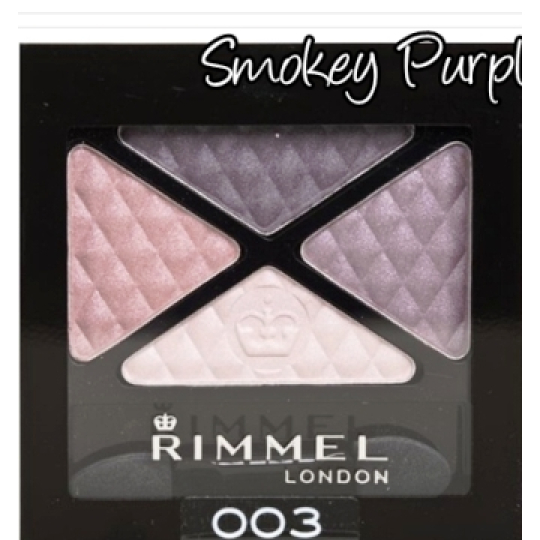 Rimmel London Glam Eyes Quad Eyeshadow 003 Smokey Purple 4 G