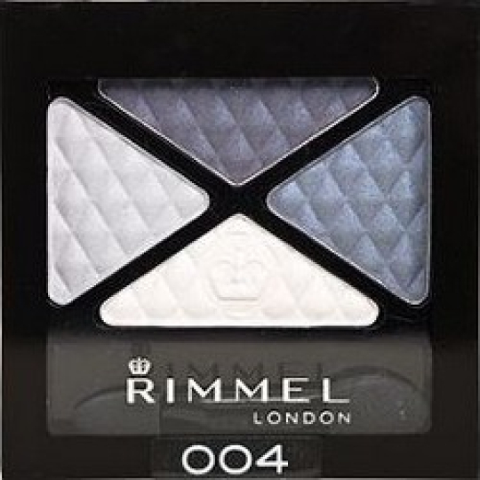 Rimmel London Glam Eyes Quad Eyeshadow 004 Smokey Blue 4 G