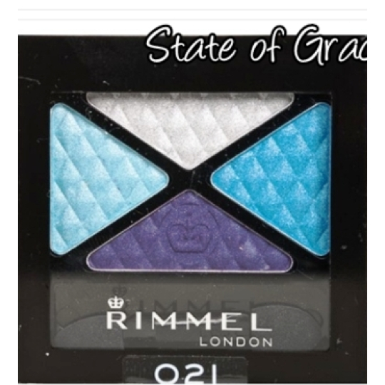 Rimmel London Glam Eyes Quad Oční Stíny 021 State Of Grace 4 G