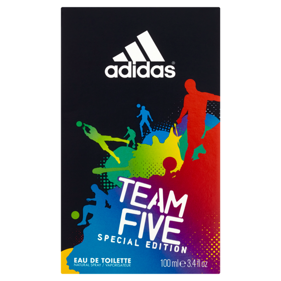 Adidas Team Five By 3.4 Oz Eau De Toilette Spray For Men