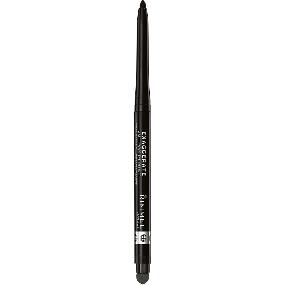Rimmel London Exaggerate Waterproof Eye Definer - Blackest Black