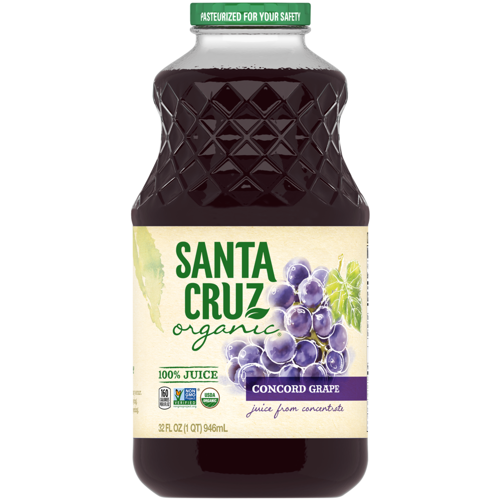 Santa Cruz Organic Concord Grape Juice, 32 Ounces
