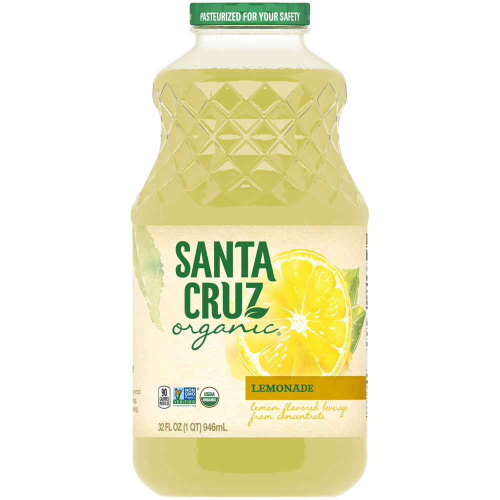 Santa Cruz Organic Lemonade, 32 Ounces