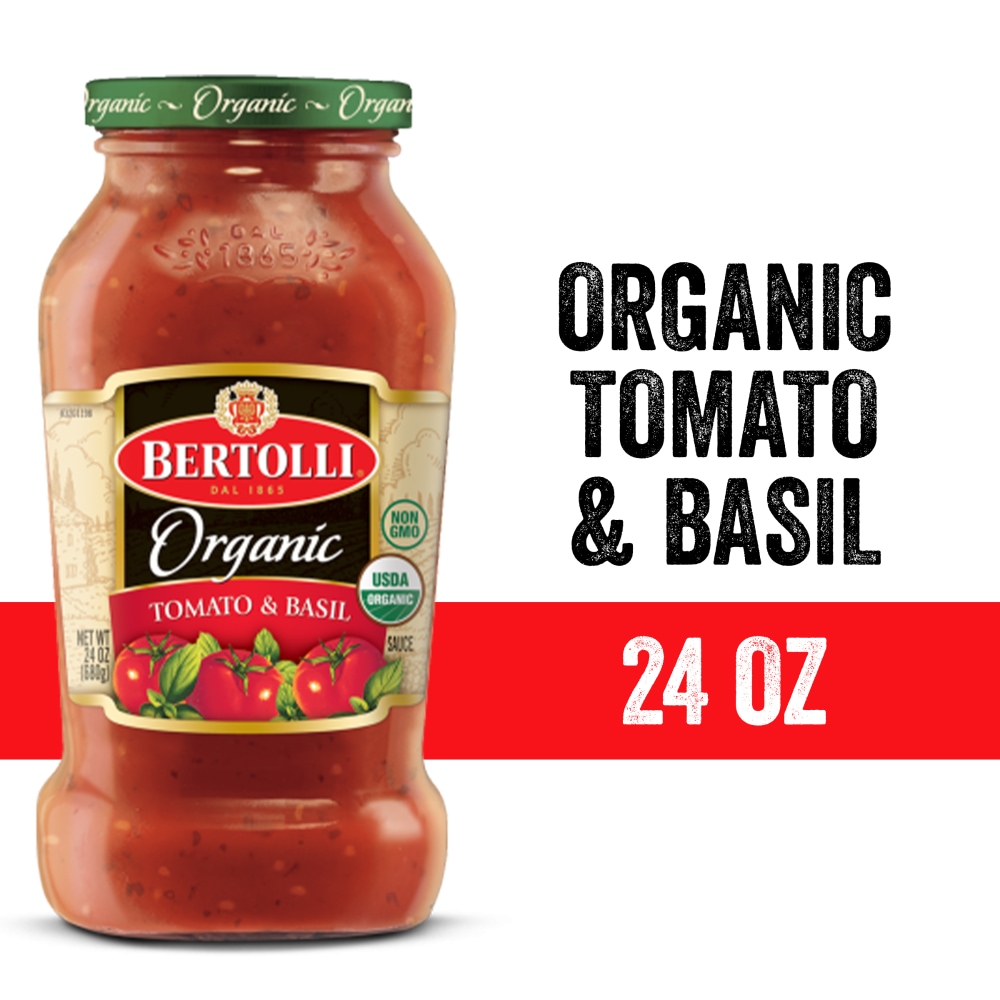 Bertolli Organic Traditional Tomato & Basil Pasta Sauce - 24oz