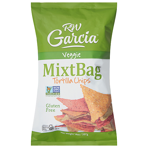 RW Garcia Mixt Bag Tortilla Chips, Gluten Free, Veggie