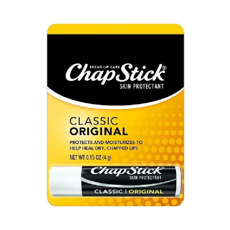 ChapStick Skin Protection Sunscreen SPF 12 Lip Moisturizer, Original, 0.15 Oz