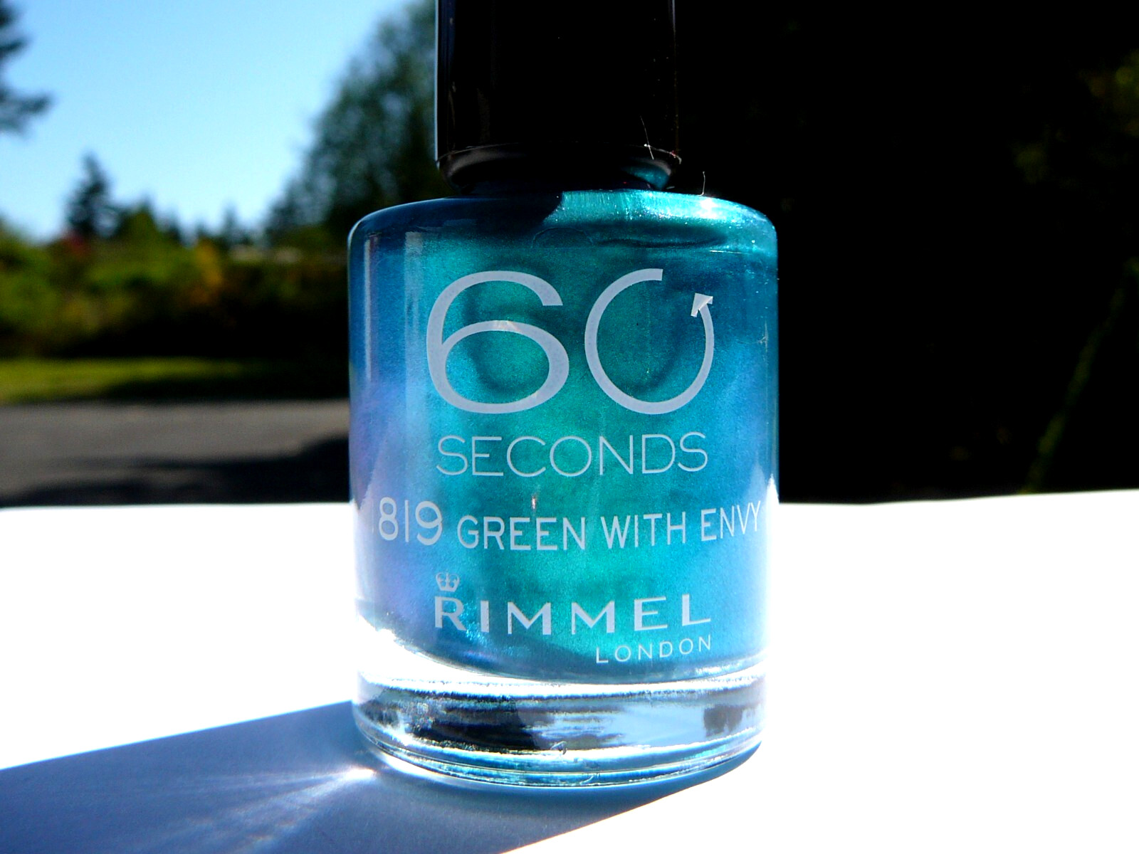 Rimmel London 60 Seconds Nail Polish 819 Green With Envy Rare Vintage