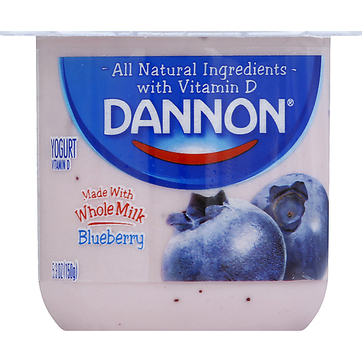 Dannon Blended Blueberry Yogurt 5.3 Oz. Cup
