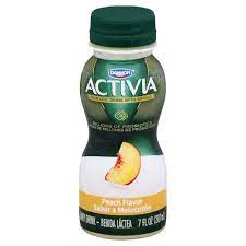 Dannon Activia Peach Yogurt Drink, 7 Oz