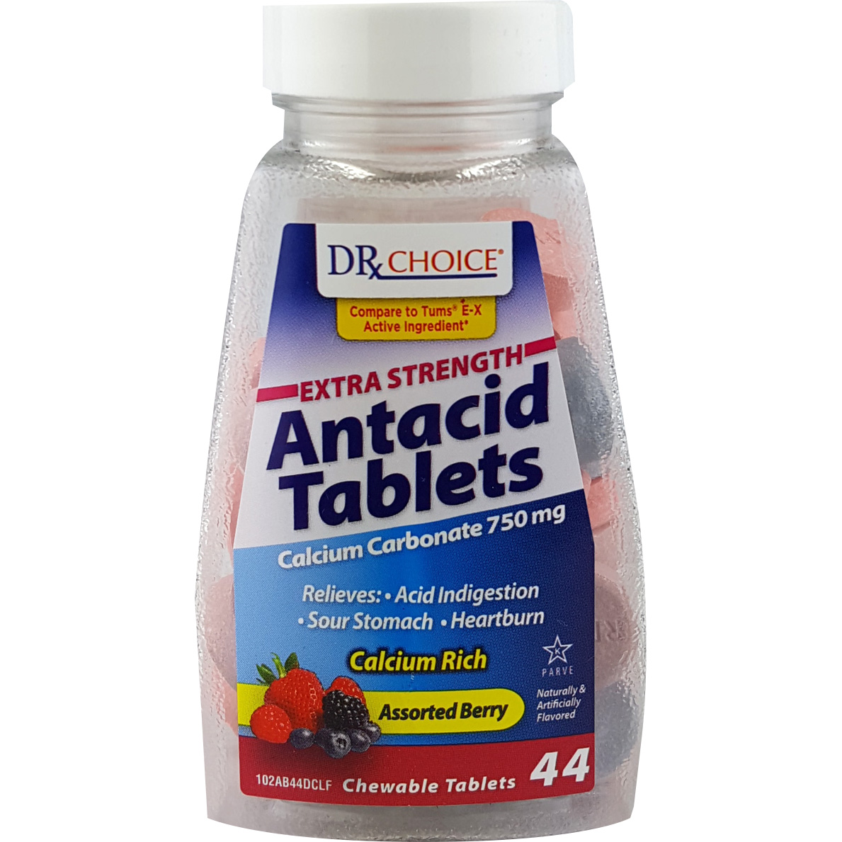 Dr. Choice Antacid Tablets Extra Strength Berry