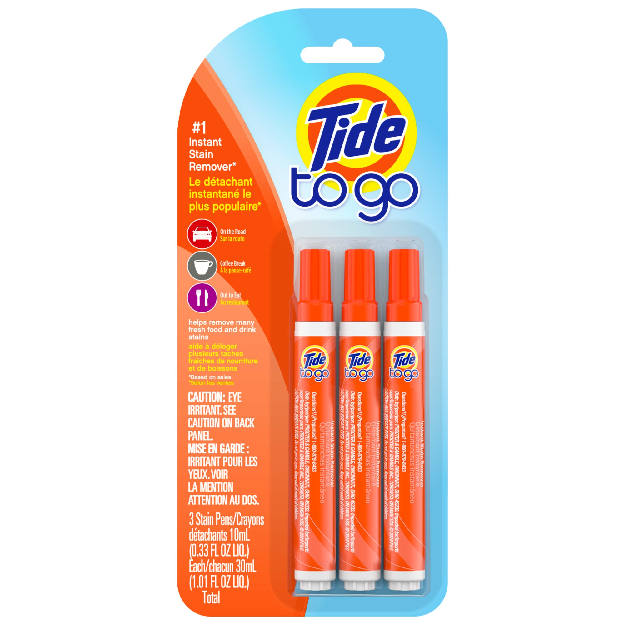 Tide To Go Instant Stain Remover Pen, 18 Pack 6x