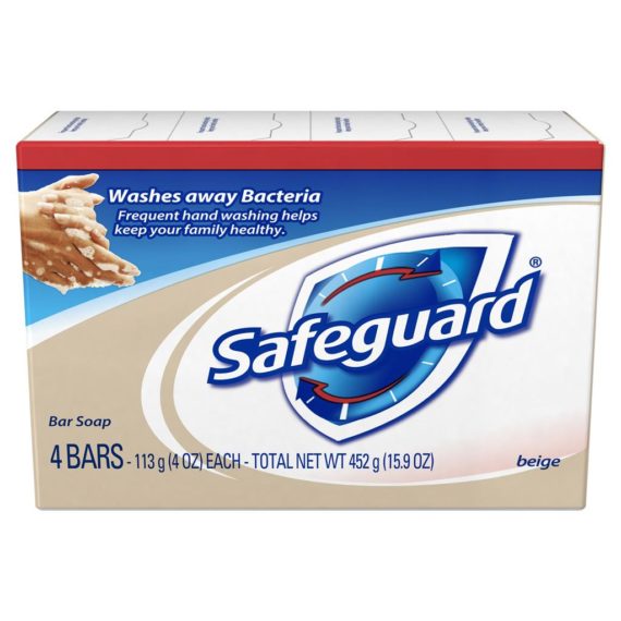 Procter & Gamble Safeguard Antibacterial Bar Soap Beige 4oz