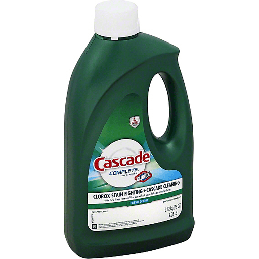 Cascade Complete Gel + Oxi, Dishwasher Detergent, 75 Fl Oz