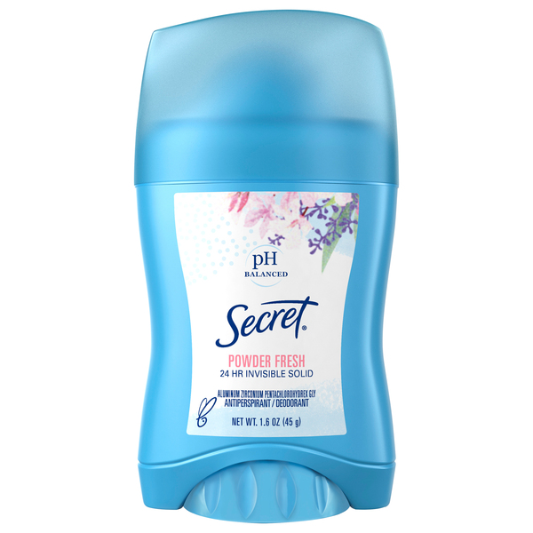 Secret Invisible Solid Antiperspirant Deodorant, Powder Fresh, 1.6 Oz