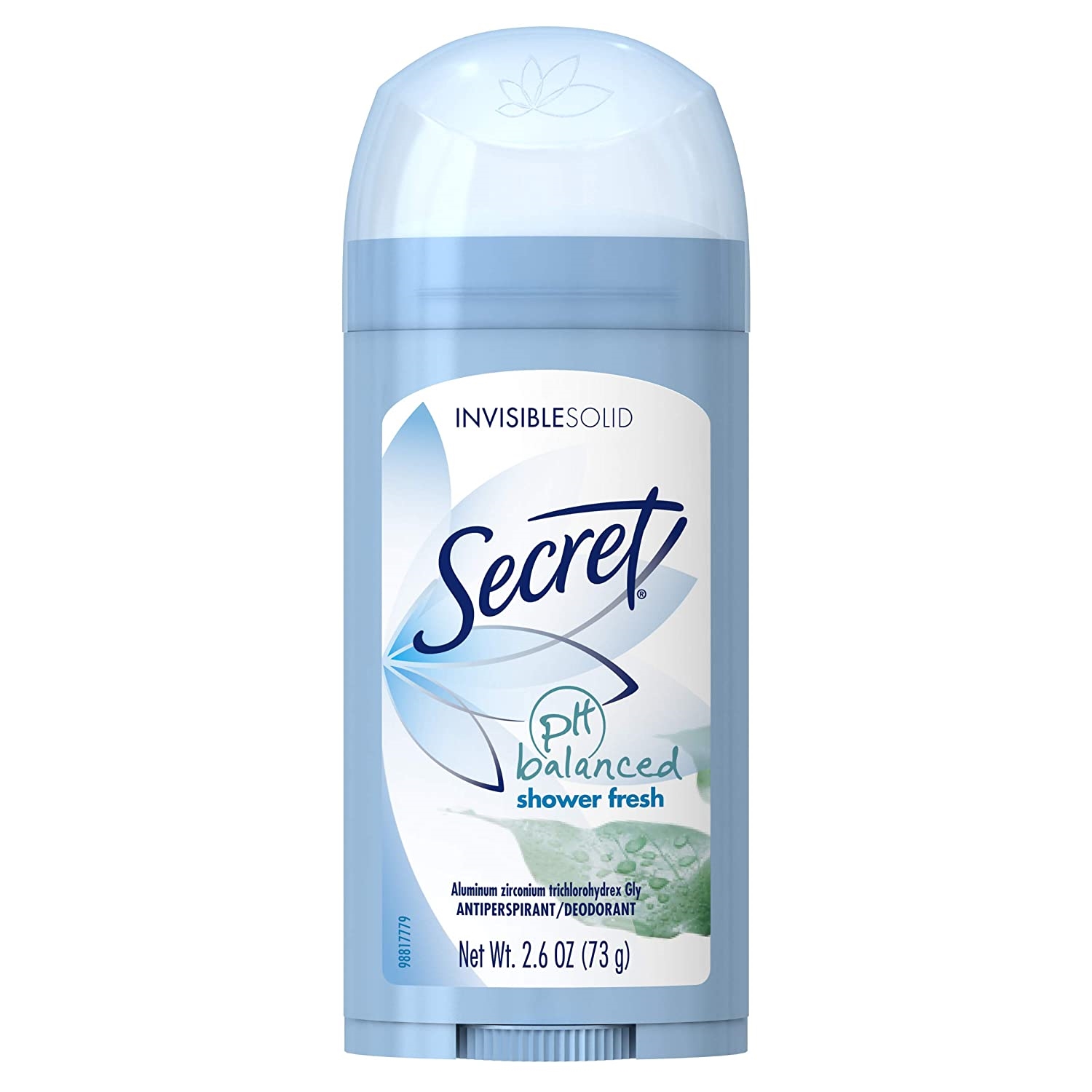 Secret Antiperspirant/Deodorant, Shower Fresh, 24 Hr Invisible Solid 2.6 Oz