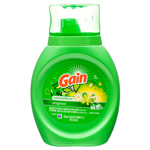 Gain Liquid Laundry Detergent, Original, 25 Fl Oz 16 Loads