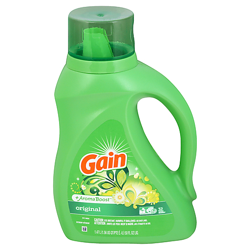 Gain Aroma Boost Liquid Laundry Detergent, Original, 32 Loads 50 Fl Oz