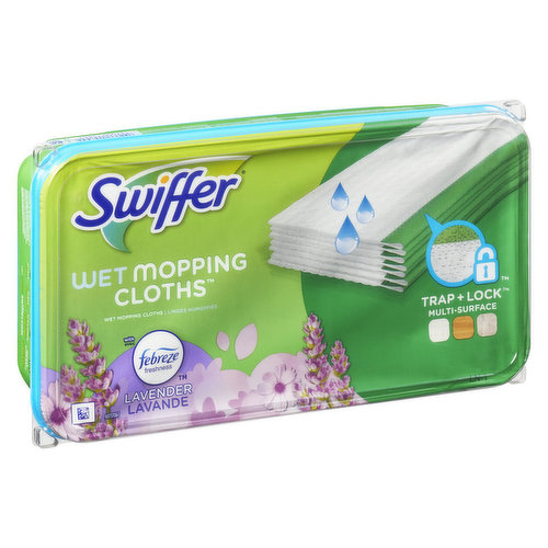 Swiffer Sweeper Wet Mopping Cloths, Lavender Vanilla & Comfort
