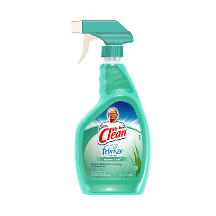 Mr Clean With Febreze Meadows And Rain Multi-Surface Cleaner, 32 Fl Oz