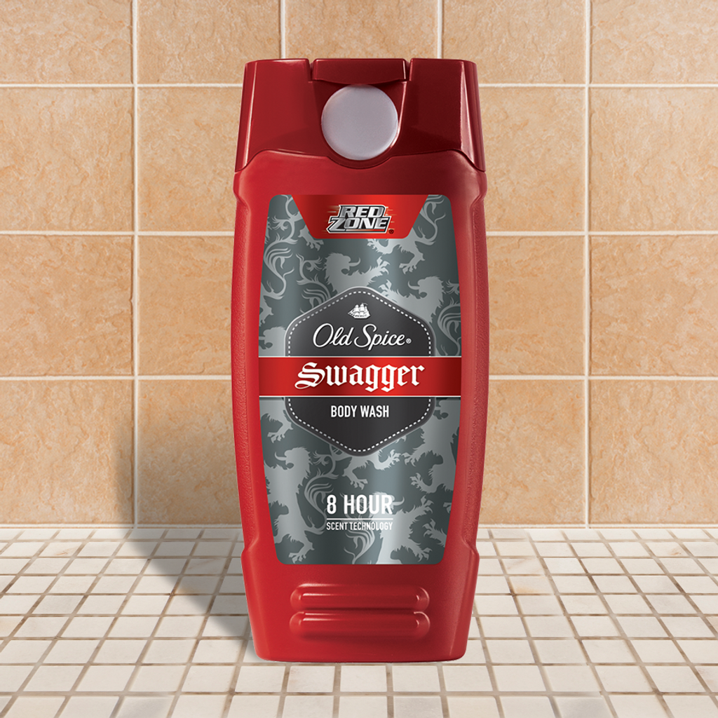 Old Spice Red Zone Swagger Body Wash For Men, Scent Of Confidence, 16 Fl Oz