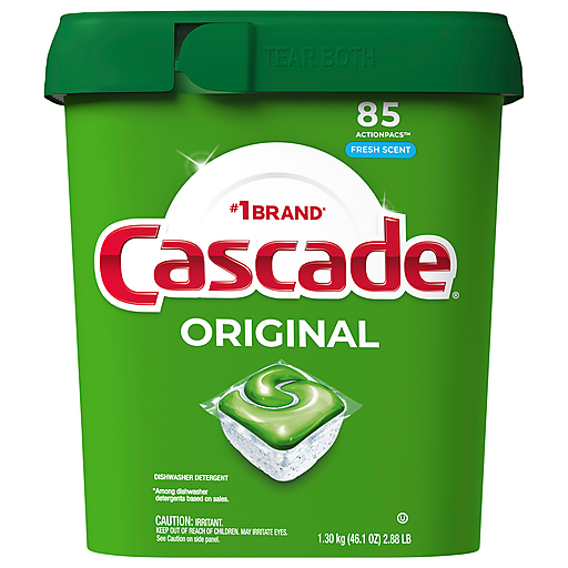 Cascade Dishwasher Detergent, Fresh Scent, Original