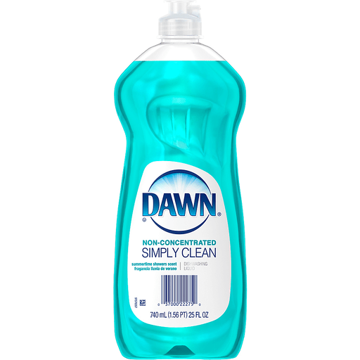 Dawn Simply Clean Dishwashing Liquid Dish Soap, Summertime Showers, 25 Fl Oz