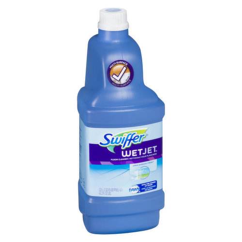 Swiffer Wet Jet With The Power Of Dawn Floor Cleaner, Fresh Scent, 42.2 Fl Oz