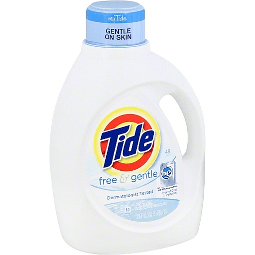 Tide Free & Gentle Liquid Laundry Detergent 75.00 Fl Oz