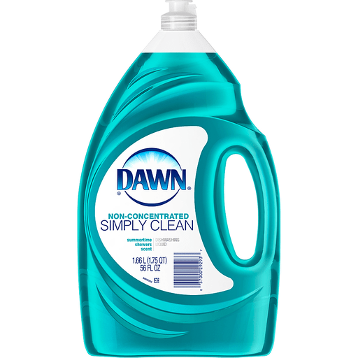 Dawn Simply Clean Dishwashing Liquid Dish Soap, Summertime Showers, 56 Fl Oz