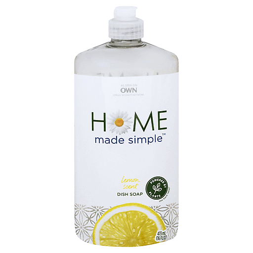 Home Made Simple Liquid Dish Soap, Lemon Scent, 16 Fl Oz