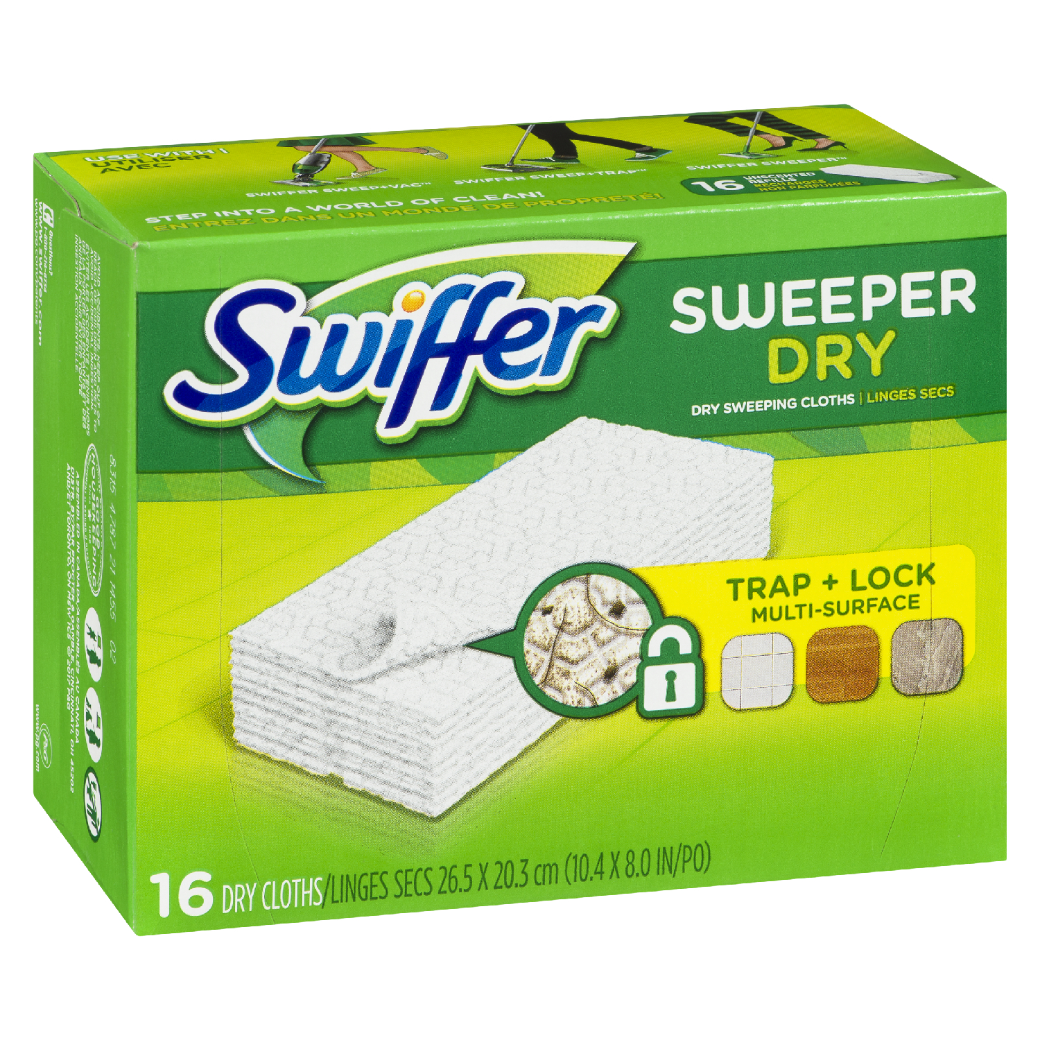 Swiffer Sweeper Dry Sweeping Refills 16 Cloths