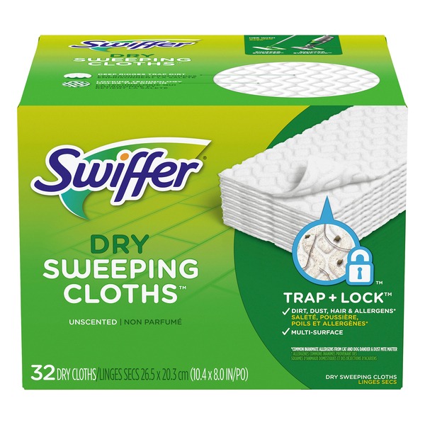 Swiffer Sweeper Dry Sweeping Cloths, Refills, Unscented