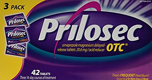 Prilosec OTC Acid Reducer, Delayed-Release Tablets, 42 Count Package
