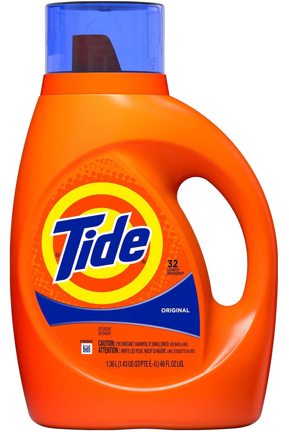 Tide Liquid Laundry Detergent, Original, 32 Loads, 46 Fl Oz