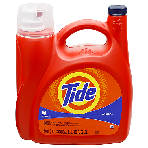 Tide Liquid Laundry Detergent, Original, 96 Loads 138 Fl Oz