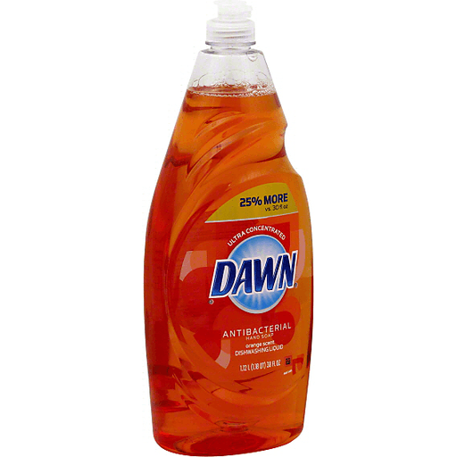 Dawn Ultra Hand Soap/Dishwashing Liquid, Antibacterial, Orange Scent