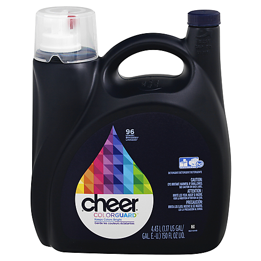 Cheer Colorguard Liquid Laundry Detergent, 96 Loads 150 Fl Oz