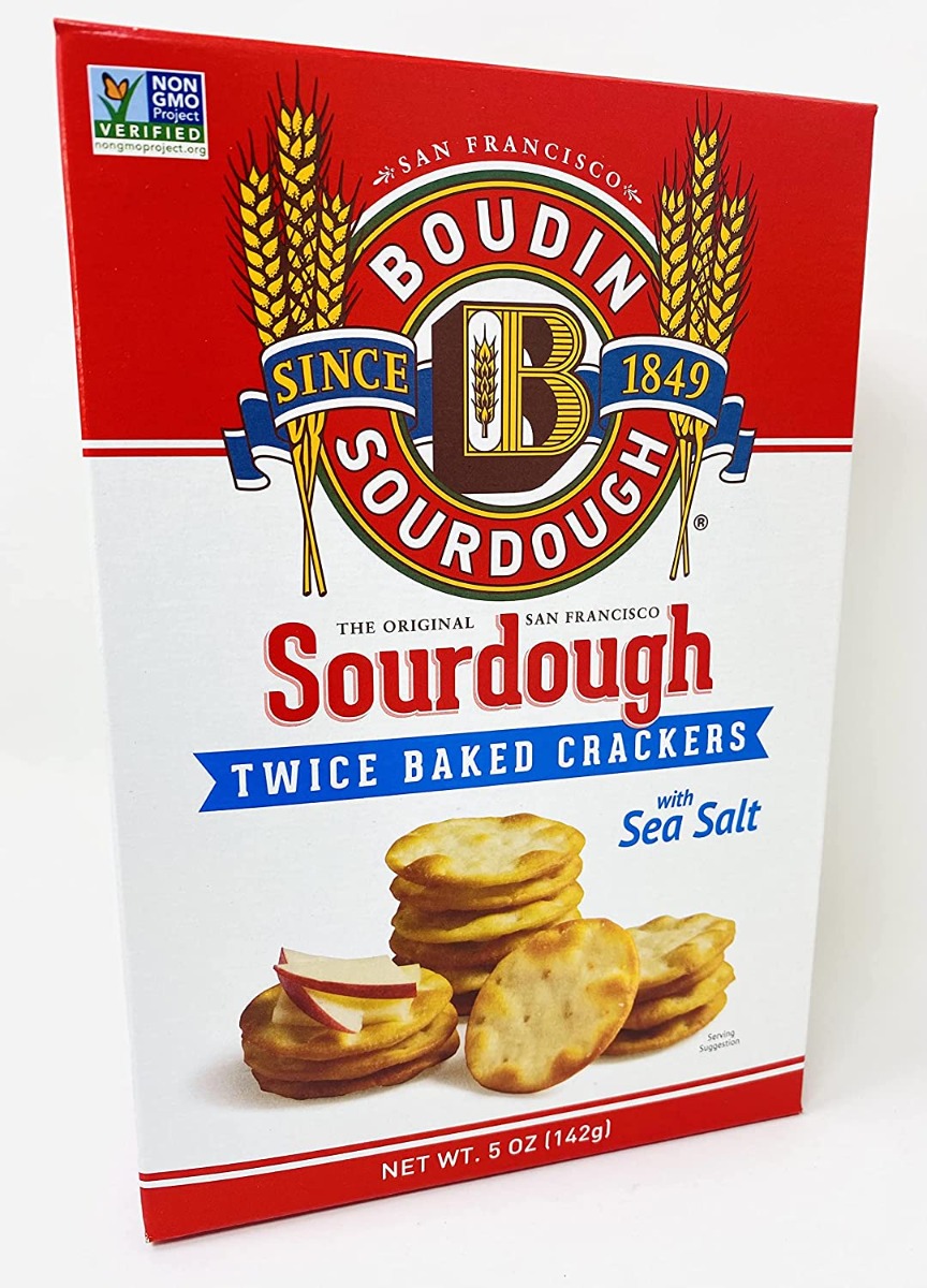 Boudin Sourdough 232727 Twice Baked Crackers With Sea Salt