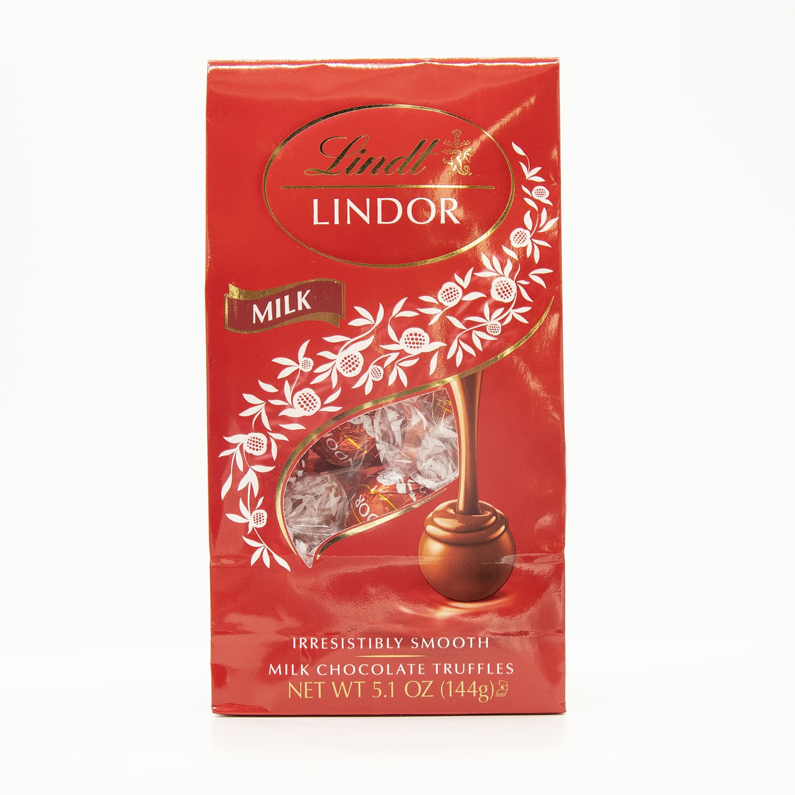 Lindt LINDOR Milk Chocolate Candy Truffles Bag