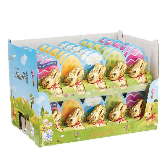 Lindt Milk Chocolate Mini Gold Bunny - 5 Pack - 12Ct Display Box