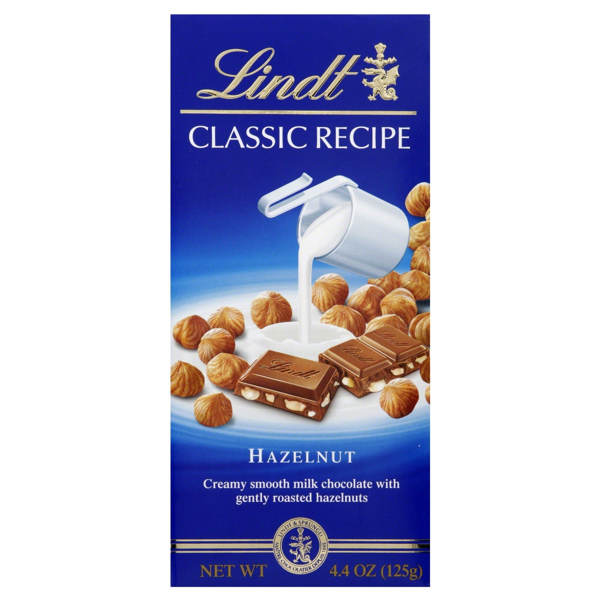 Lindt Classic Recipe Hazelnut Milk Chocolate Bar - 4.4oz